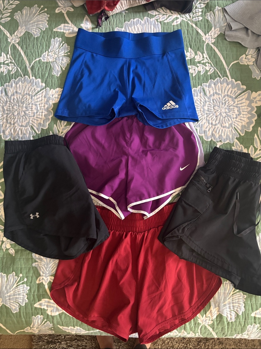 Women’s athletic shorts bundle. Nike, Adidas, Under Armour, & Avia.